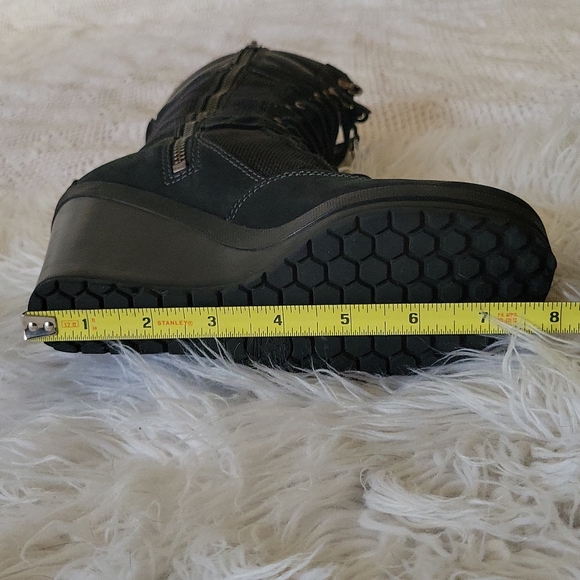 TIMBERLAND SPRING POINT 14'' WEDGE FIELD BOOTS Black WOMENS SIZE 5.5 STYLE #2361 - Picture 8 of 9